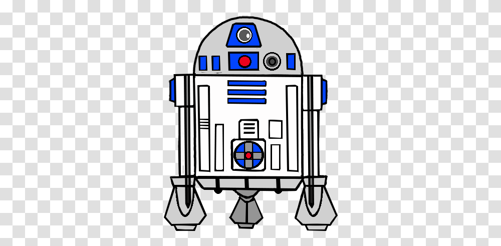 How To Draw R2d2 Star Wars R2d2 Drawing, Robot, Gas Pump, Machine Transparent Png