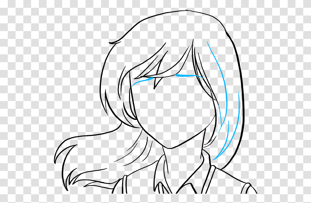 How To Draw Sad Anime Face Anime Face, Outdoors, Nature, Astronomy, Night Transparent Png