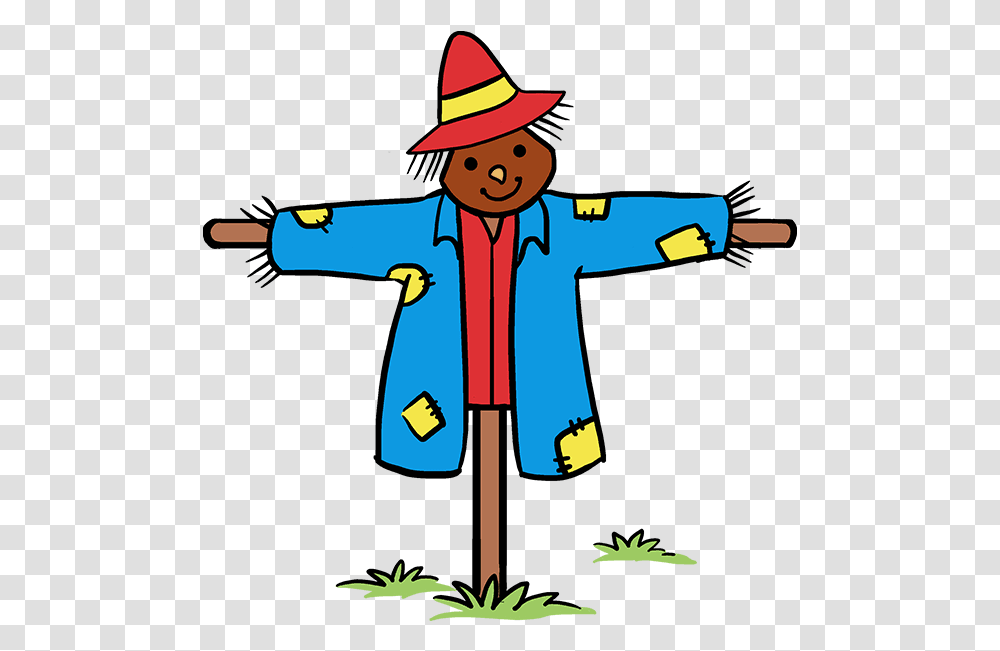 How To Draw Scarecrow Download Drawing, Apparel, Coat, Raincoat Transparent Png