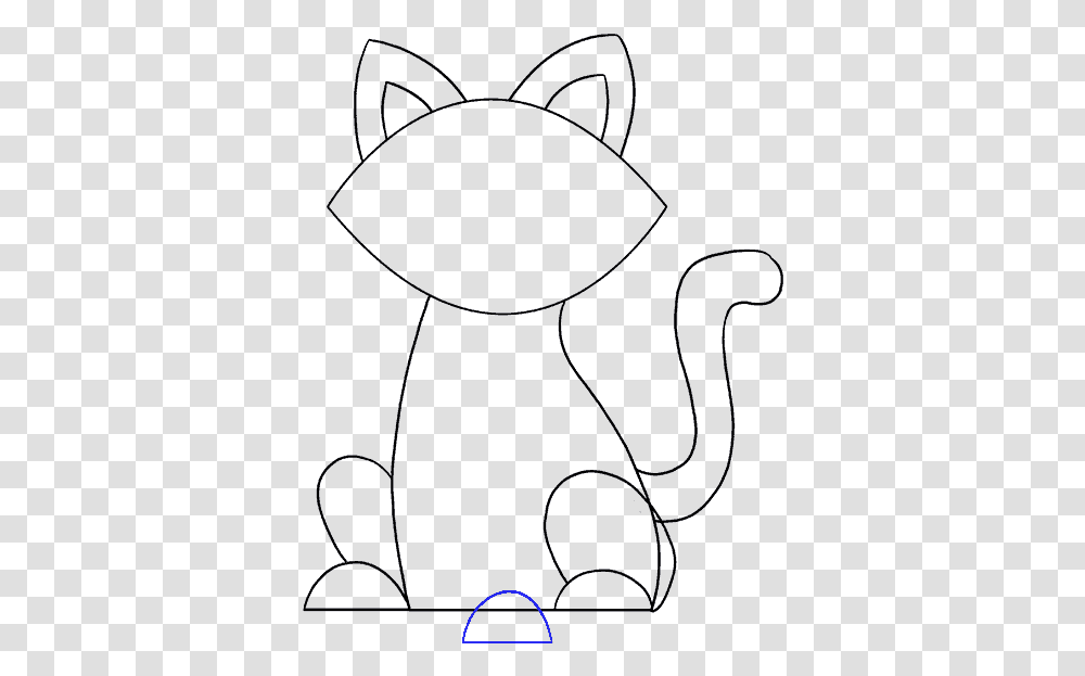 How To Draw Simple Cat Drawing, Light, Face, Flare, Hand Transparent Png