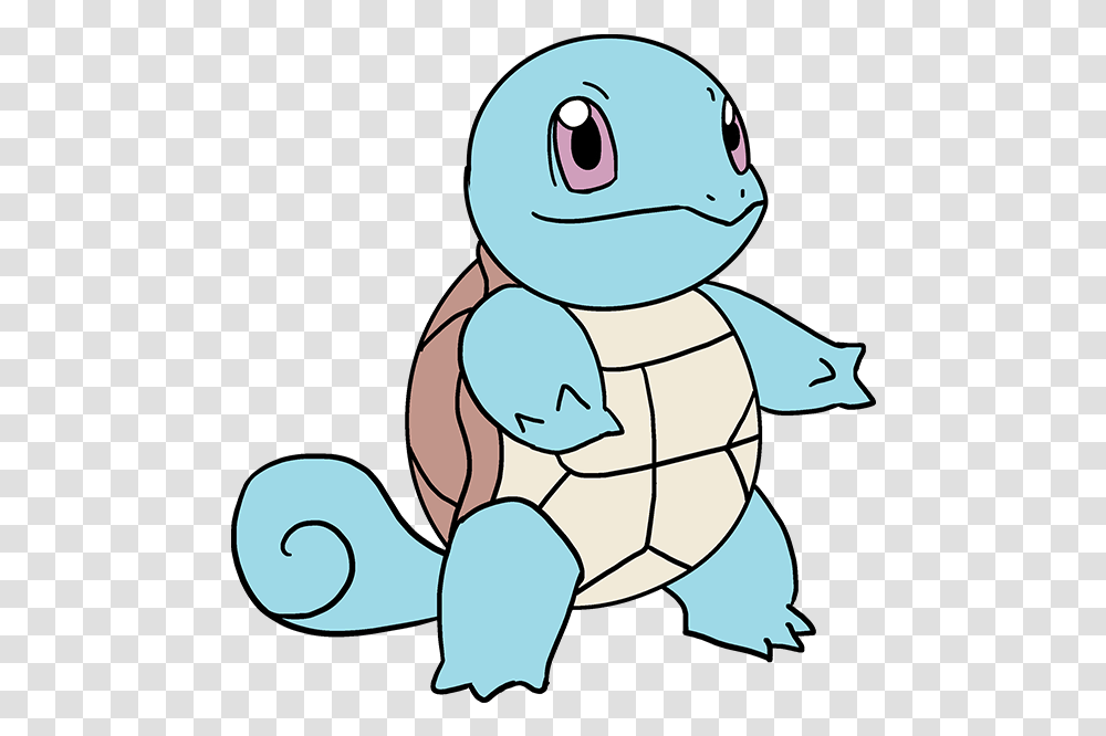 How To Draw Squirtle Pokmon Really Easy Drawing Tutorial Squirtle Pokemon Drawing, Plush, Toy, Animal, Reptile Transparent Png