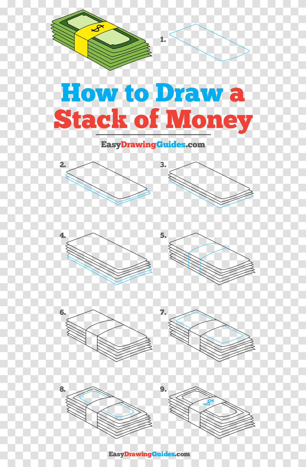 How To Draw Stack Of Money Startup Company, Network, Poster, Advertisement Transparent Png