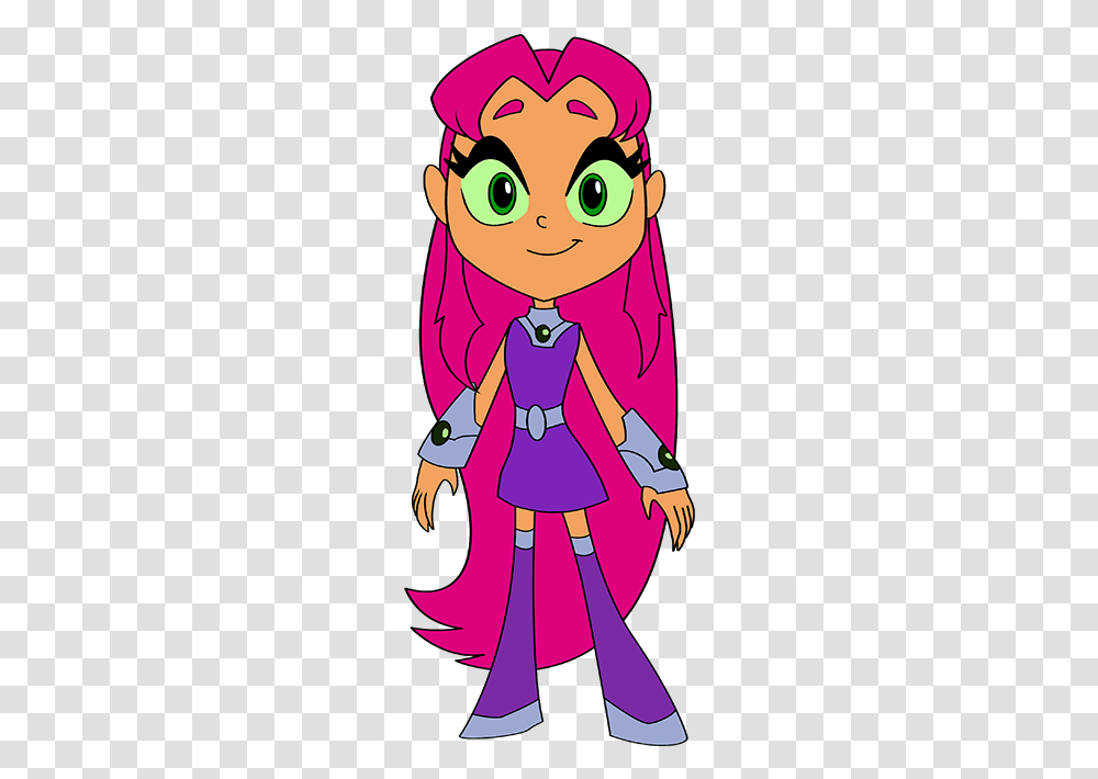 How To Draw Starfire From Teen Titans Starfire, Person Transparent Png