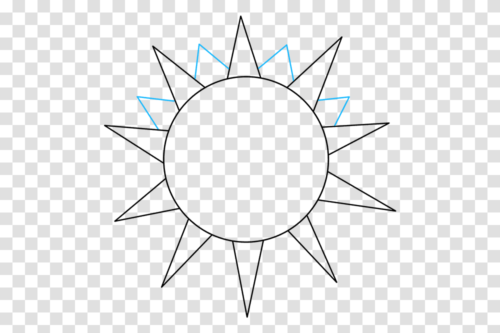 How To Draw Sun Circle, Analog Clock, Lighting, Outdoors Transparent Png