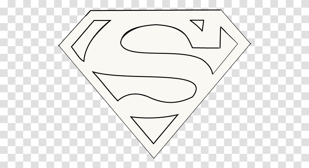 How To Draw Superman Logo Easy Step By Drawing Guides Superman's Logo, Plectrum, Triangle Transparent Png