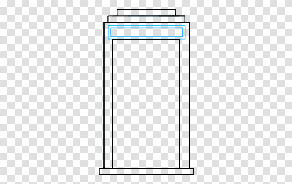 How To Draw Tardis Kitchen Appliance, Mailbox, Letterbox, Electronics, Phone Transparent Png