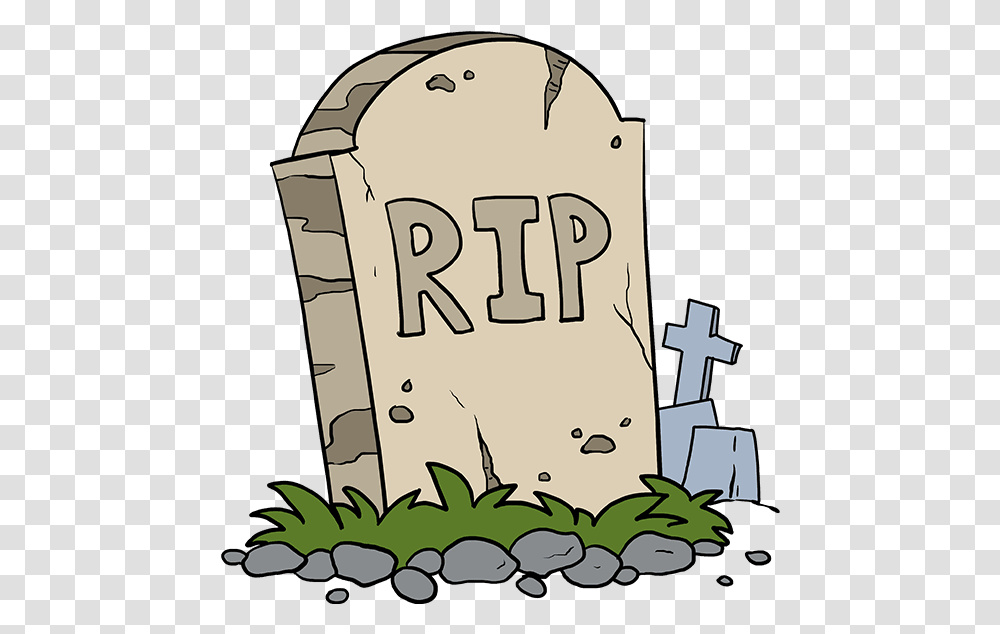 How To Draw Tombstone Draw A Tombstone, Scroll Transparent Png