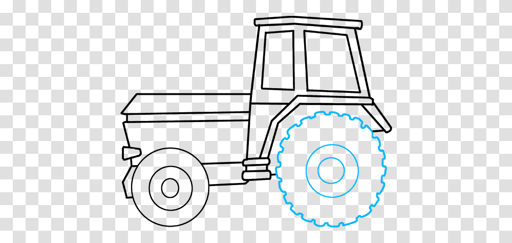 How To Draw Tractor Tractor How To Draw, Spiral, Coil Transparent Png