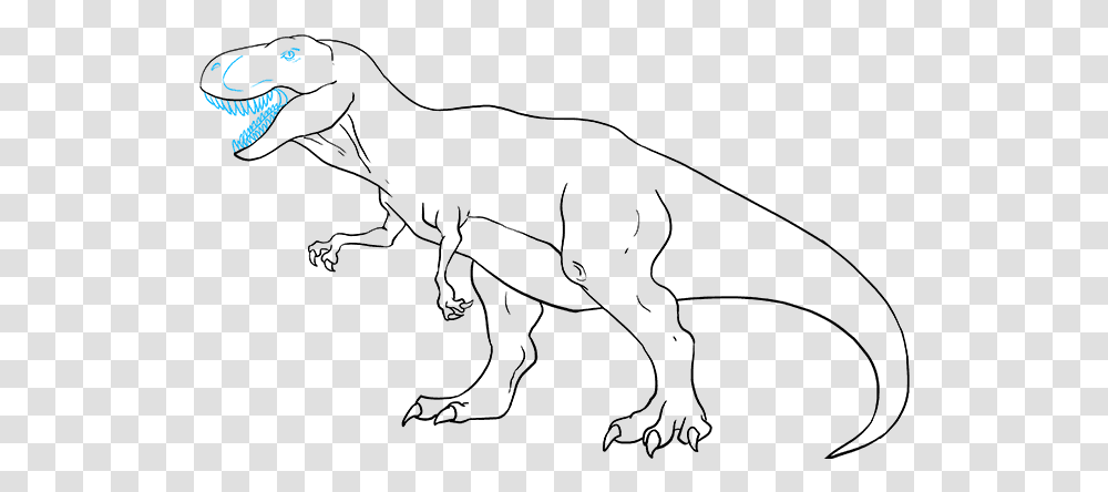 How To Draw Tyrannosaurus Rex Draw At Rex Easy, Gray, World Of Warcraft Transparent Png