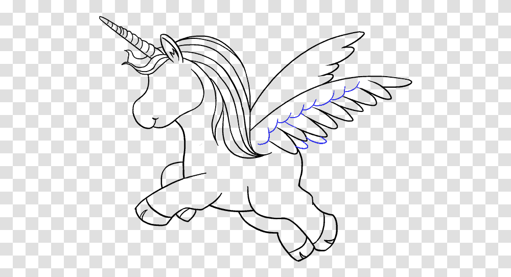 How To Draw Unicorn Unicorn Clipart Black And White, Outdoors, Nature, Sea, Water Transparent Png