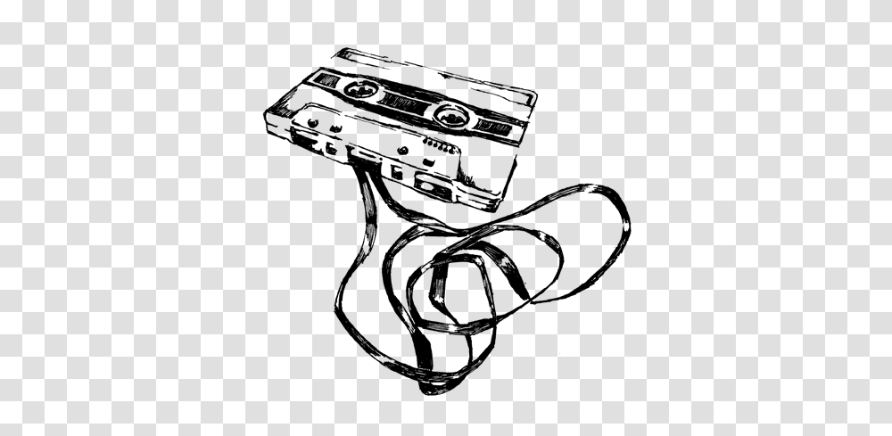 How To Draw Unravelled Cassette Tape, Outdoors, Plant Transparent Png