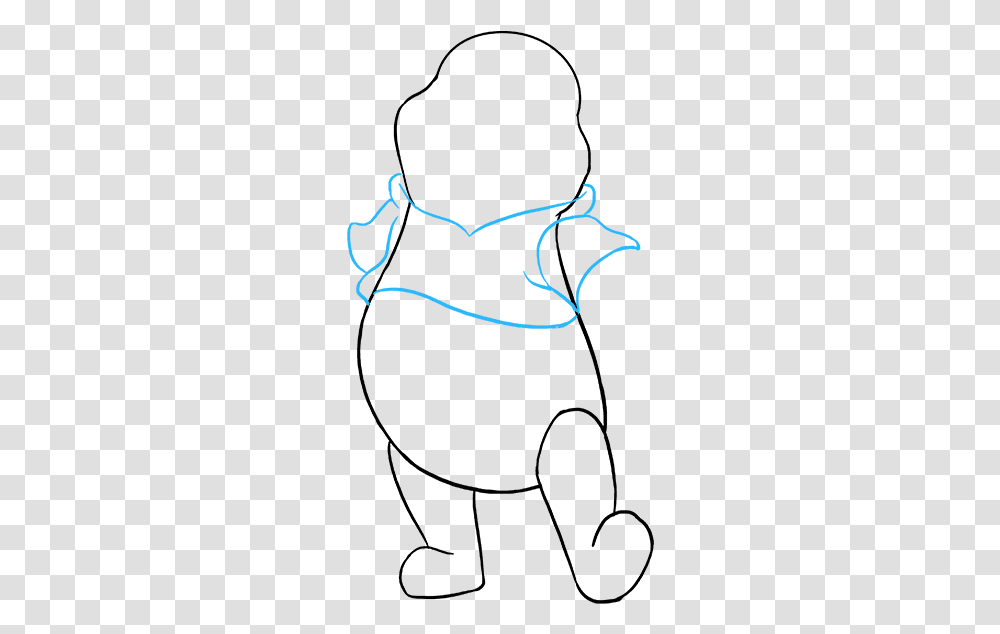 How To Draw Winnie The Pooh Sketch, Light, Heart Transparent Png