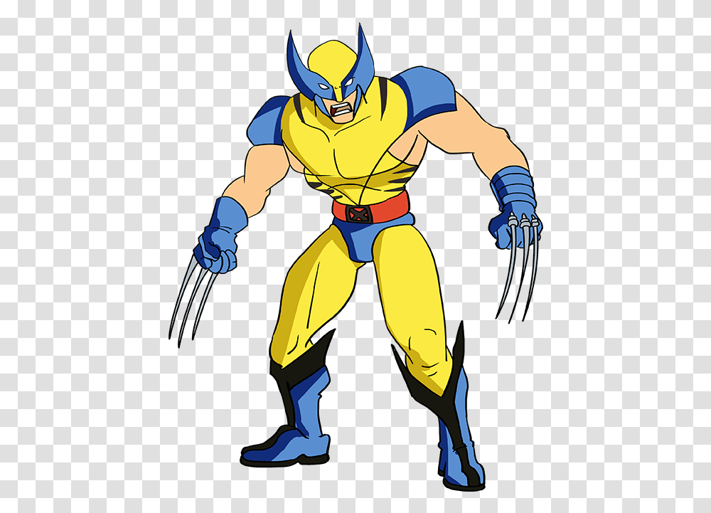 How To Draw Wolverine From X Men Action Figure, Person, Hand, People, Comics Transparent Png