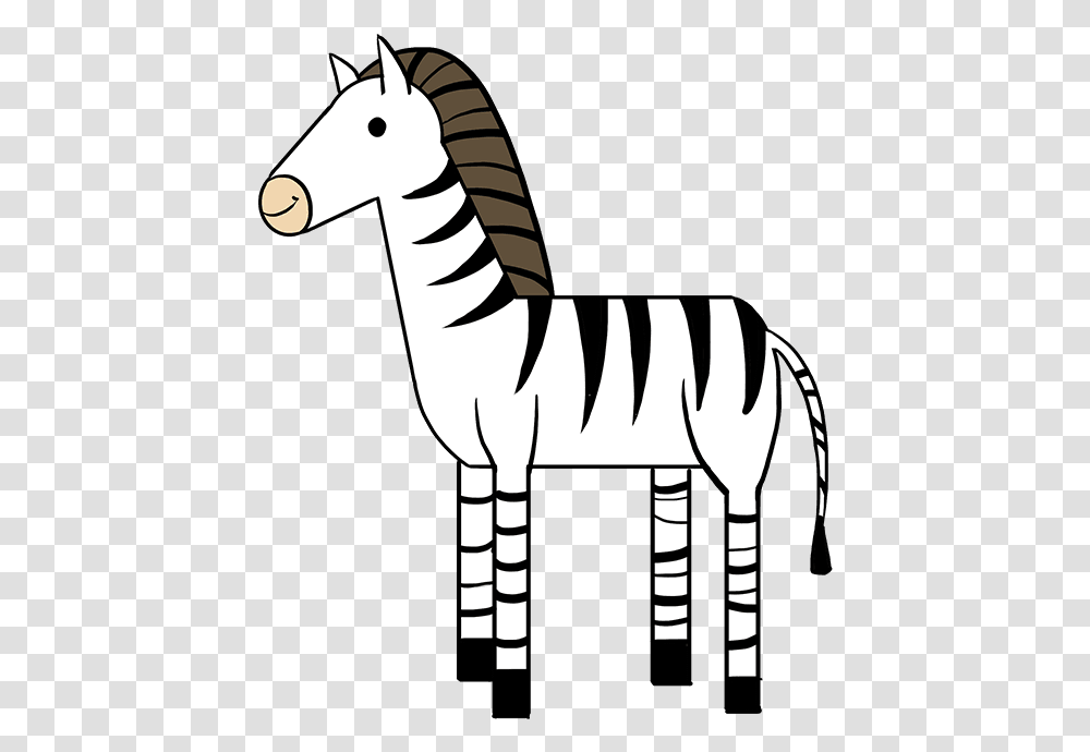 How To Draw Zebra Easy Drawing Of A Zebra, Mammal, Animal, Wildlife Transparent Png