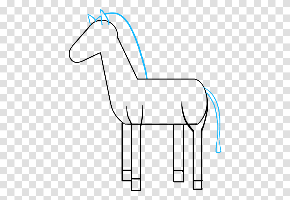 How To Draw Zebra Simple And Easy Drawings Of Zebra, Outdoors, Bow, Face Transparent Png