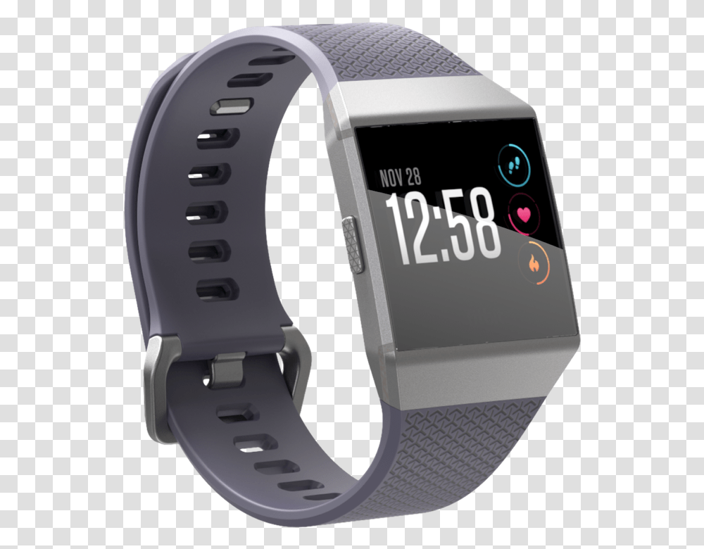 How To Enable The Spo2 Monitor Ionic Fitbit, Wristwatch, Digital Watch, Tape Transparent Png