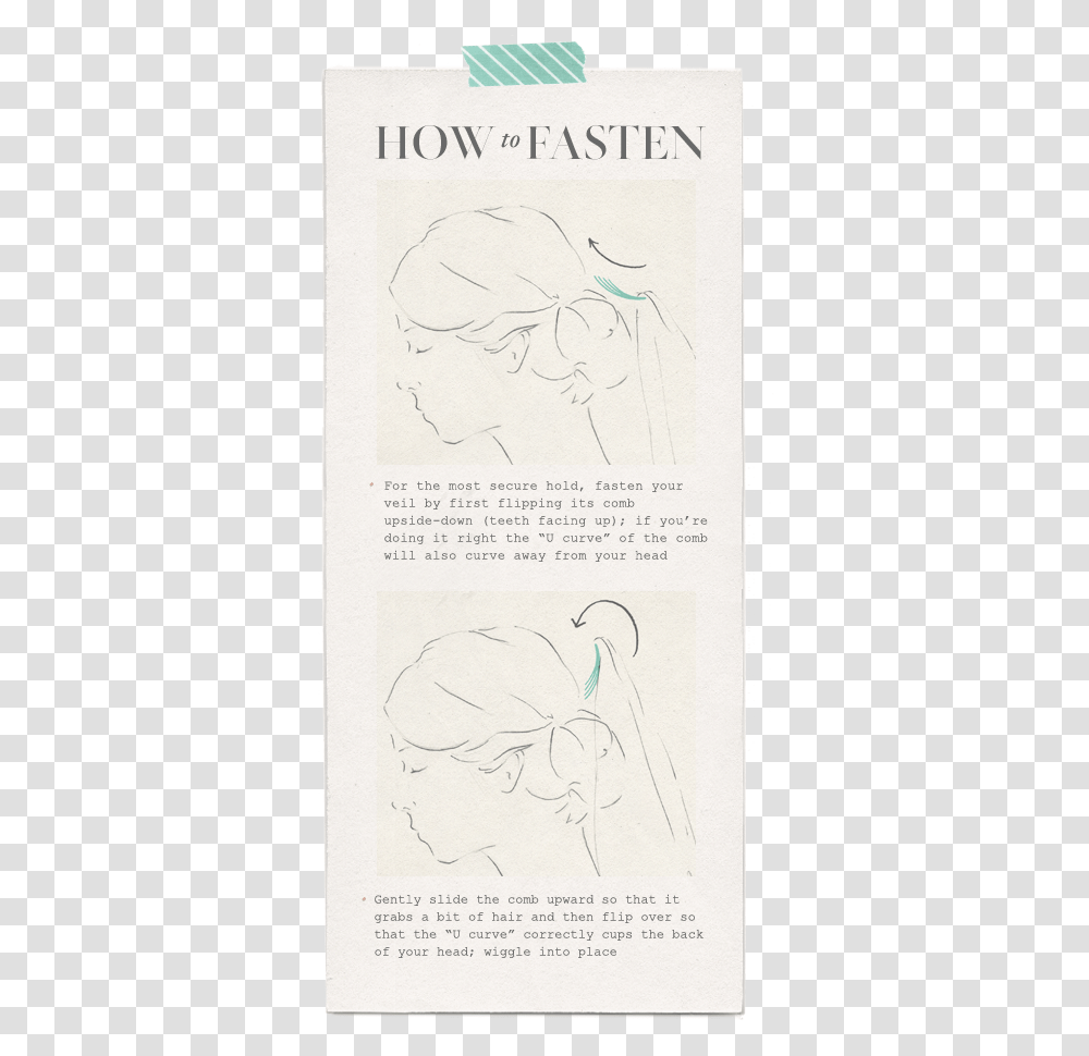 How To Fasten Your Wedding Veil Two Little Birds Planning Dot, Text, Page, Drawing, Art Transparent Png