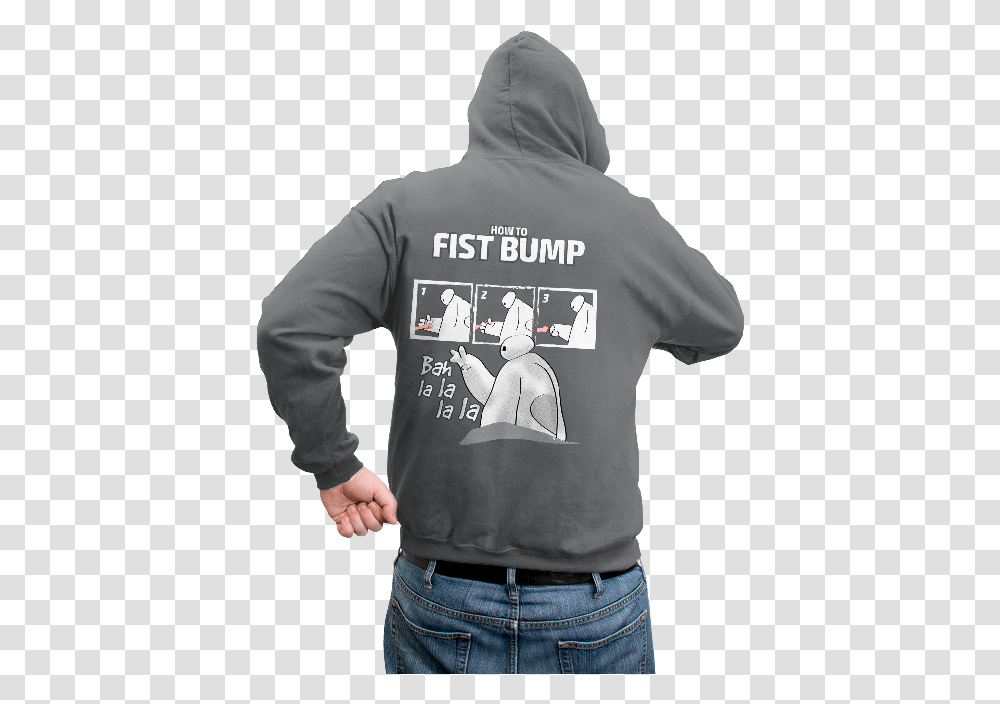 How To Fistbump Fist Bump, Apparel, Sweatshirt, Sweater Transparent Png