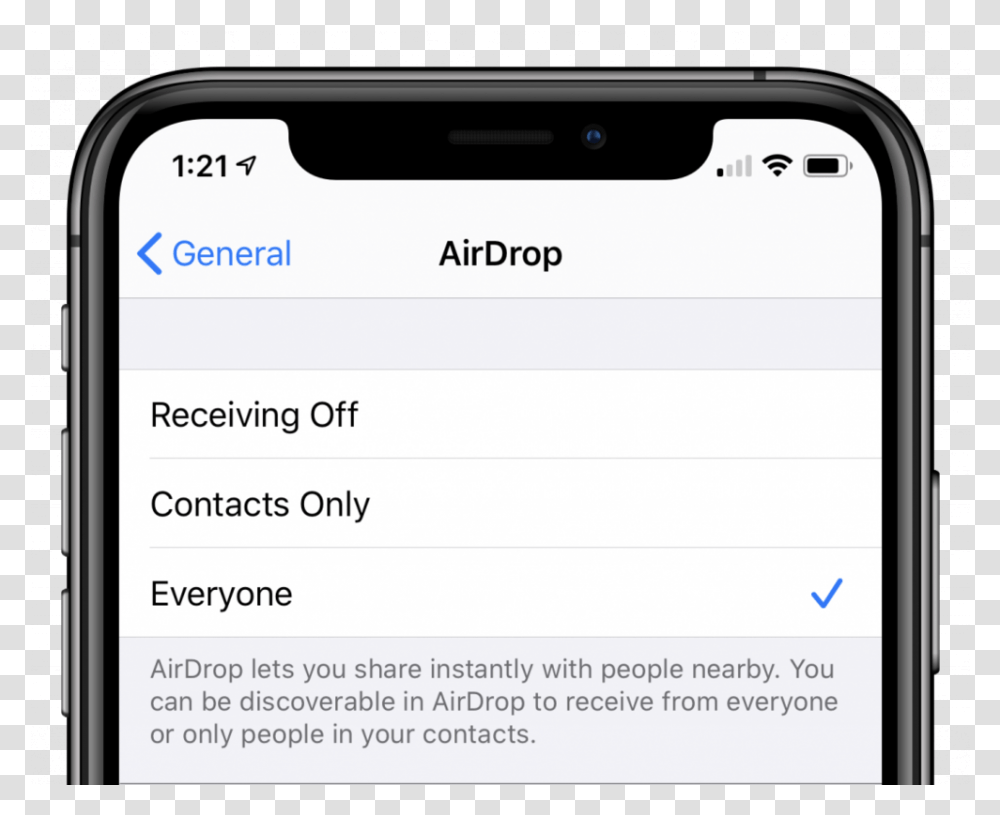 How To Fix Your Airdrop Reception Smartphone, Electronics, Text, Mobile Phone, Cell Phone Transparent Png