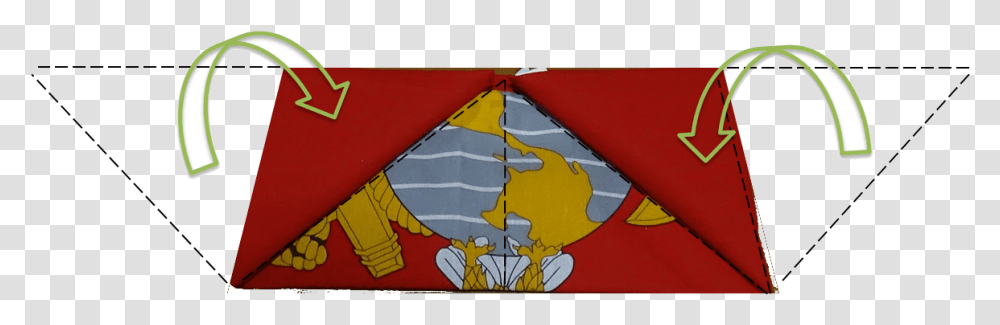 How To Fold A Marine Corps Flag Flag, Kite, Toy, Tent, Triangle Transparent Png