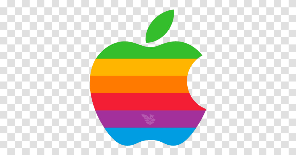 How To Get Apple Retro Logo Sticker Old Apple Logo, Symbol, Trademark, Badge Transparent Png