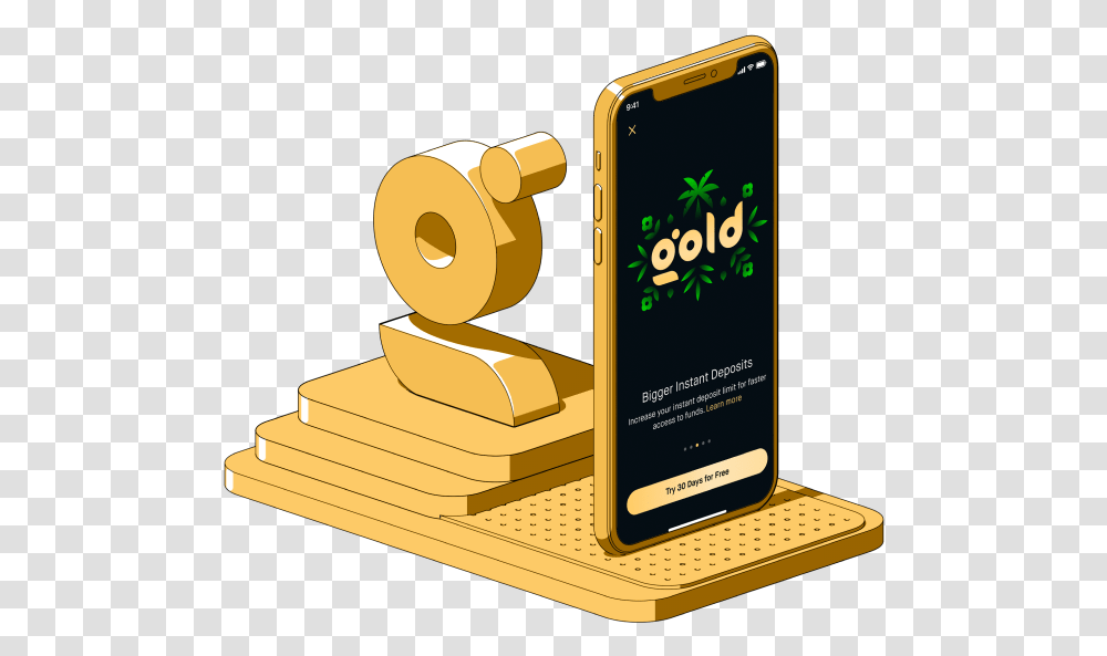 How To Get Margin In Robinhood Smartphone, Mobile Phone, Electronics, Cell Phone, Gold Transparent Png