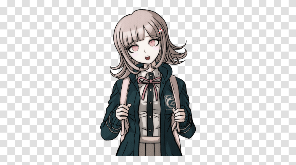 How To Look Like An Anime Character Without Makeup Or Chiaki Nanami, Manga, Comics, Book, Person Transparent Png