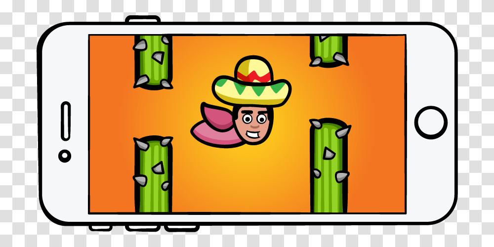 How To Make A Game Like Flappy Bird Raywenderlichcom Cartoon, Text, Super Mario, Number, Graphics Transparent Png