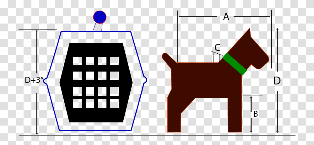 How To Measure Your Pet For A Crate Pet Crate Measurements, Number, Electronics Transparent Png