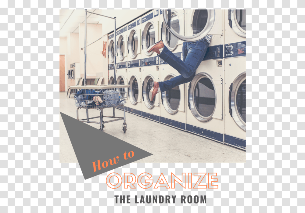 How To Organize Laundry Room Washing Machine, Person, Human, Appliance, Dress Transparent Png
