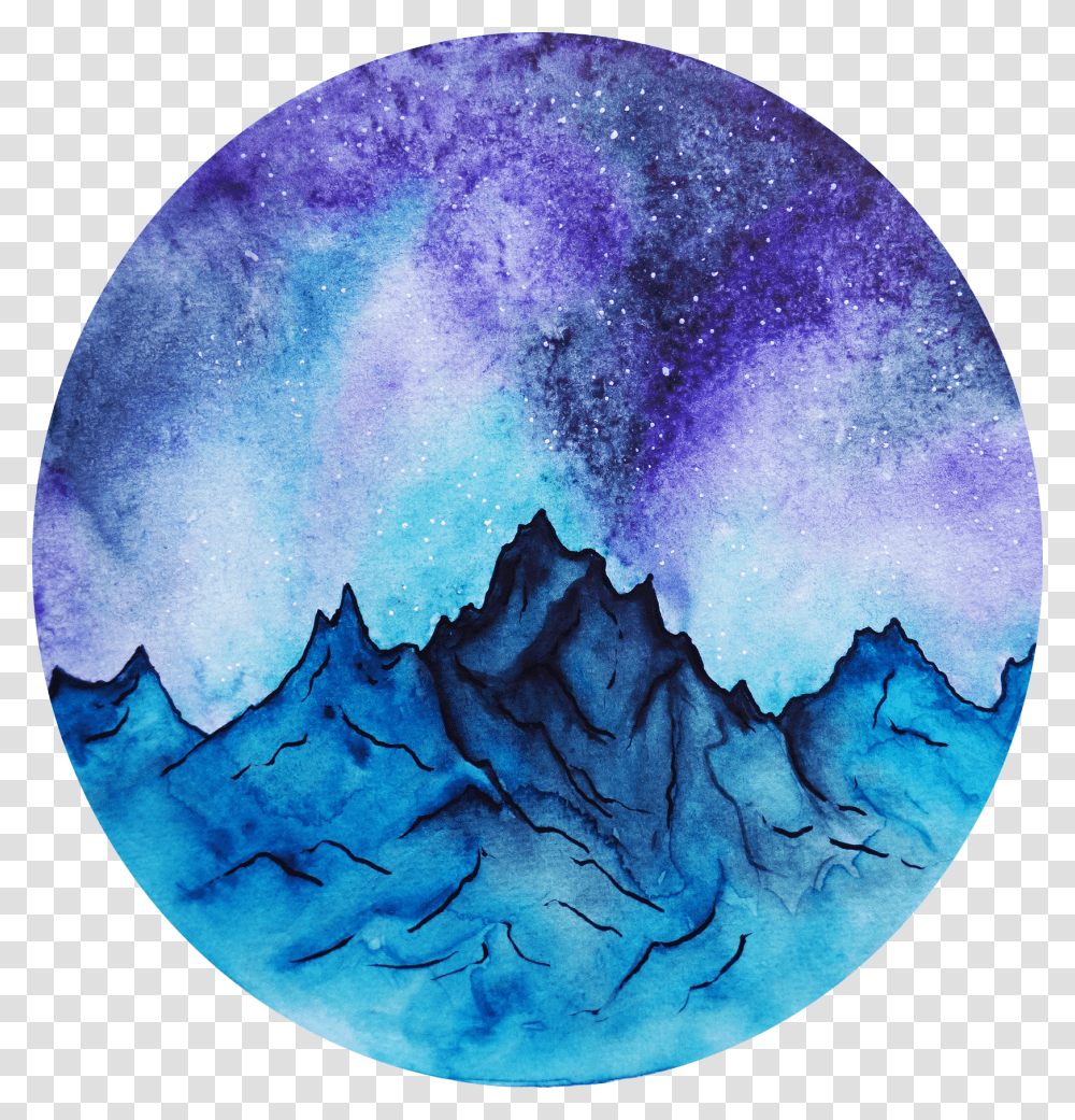 How To Paint A Watercolor Galaxy Nebula And Night, Outer Space, Astronomy, Universe, Planet Transparent Png