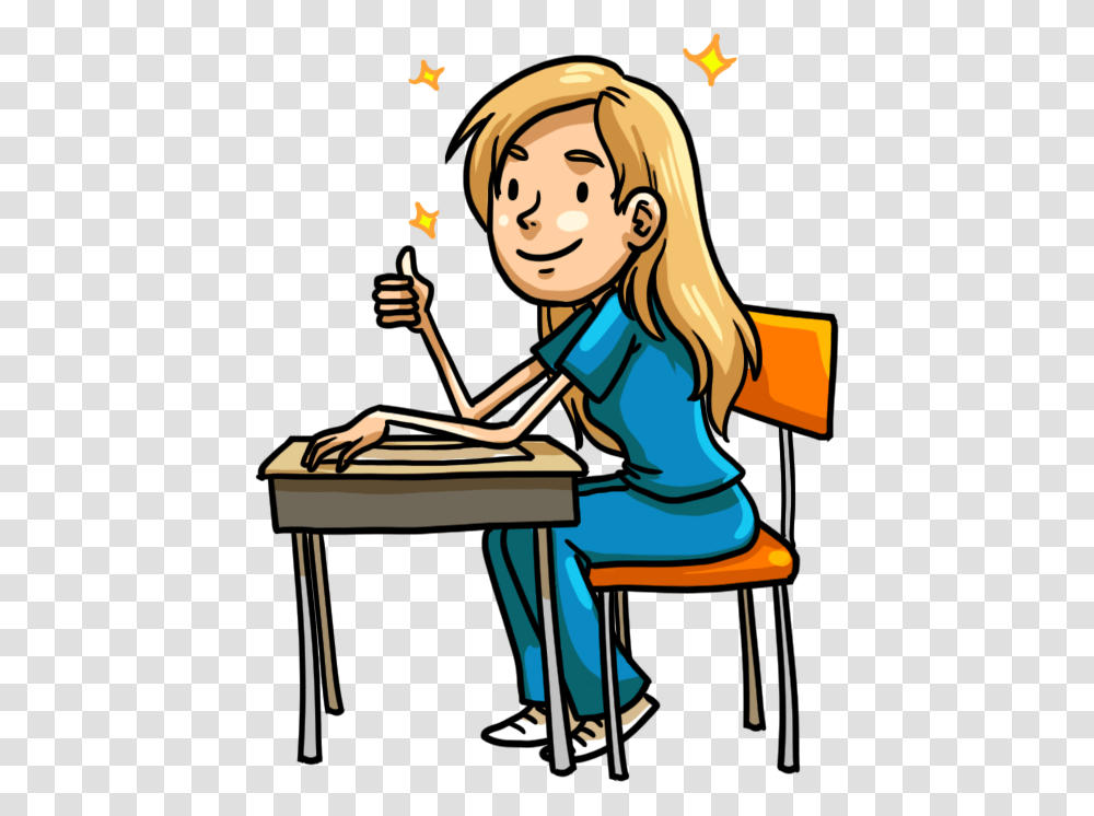 How To Pass Nursing Cartoons Nursing Student First Year Exam Quotes, Person, Human, Female, Furniture Transparent Png