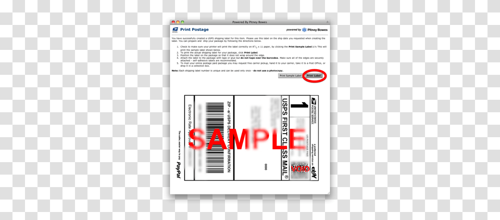 How To Print Shipping Labels From Paypal Paypal Print Shipping Label, Text, Paper, Flyer, Poster Transparent Png
