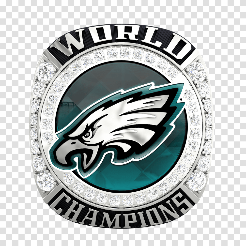 How To Purchase An Eagles Super Bowl Championship Ring, Emblem, Logo, Trademark Transparent Png