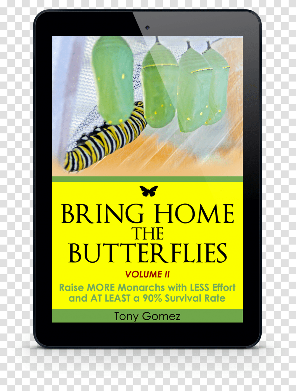 How To Raise Monarch Butterflies Book Instant Download Graphic Design, Poster, Advertisement, Flyer, Paper Transparent Png