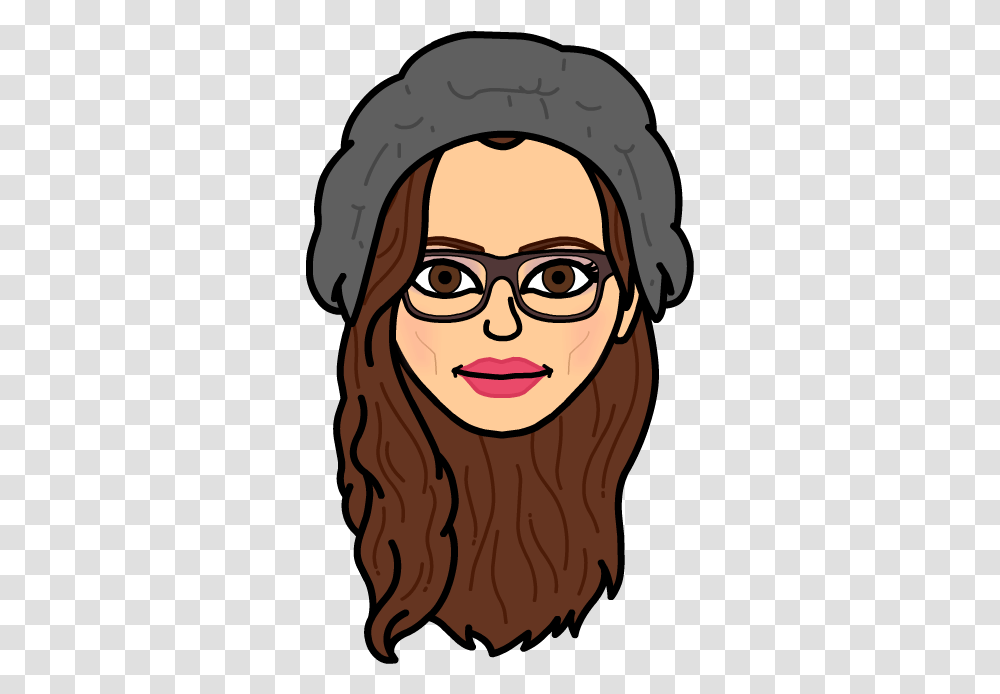 How To Remove Snapchat Filter From Girl Emoji With Brown Hair Nd Glasses, Face, Person, Drawing, Art Transparent Png