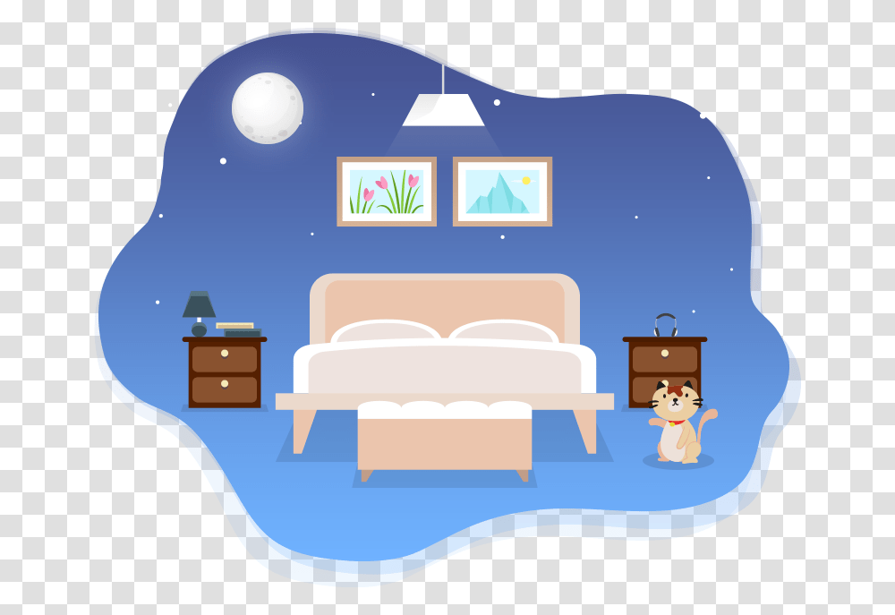 How To Set Up A Bedroom Good Sleep Environment, Furniture, Pillow, Cushion, Indoors Transparent Png