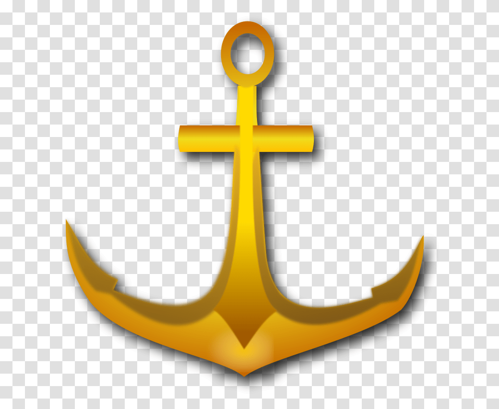 How To Set Use Golden Anchor Clipart Golden Anchor Clipart, Hook, Cross Transparent Png