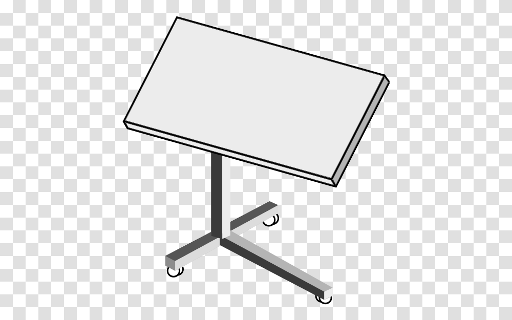 How To Set Use Rolling Laptop Desk Icon, Tabletop, Furniture, White Board, Stand Transparent Png