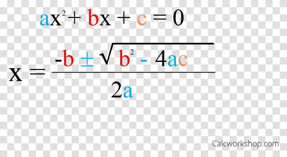 How To Solve A Polynomial Equation Using The Quadratic Quadratic Formula, Number, Clock Transparent Png
