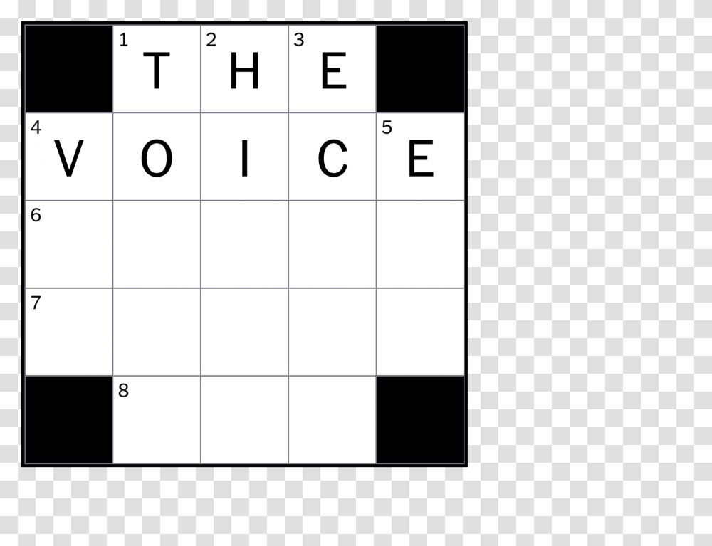 How To Solve The New York Times Crossword, Game, Crossword Puzzle, Number Transparent Png