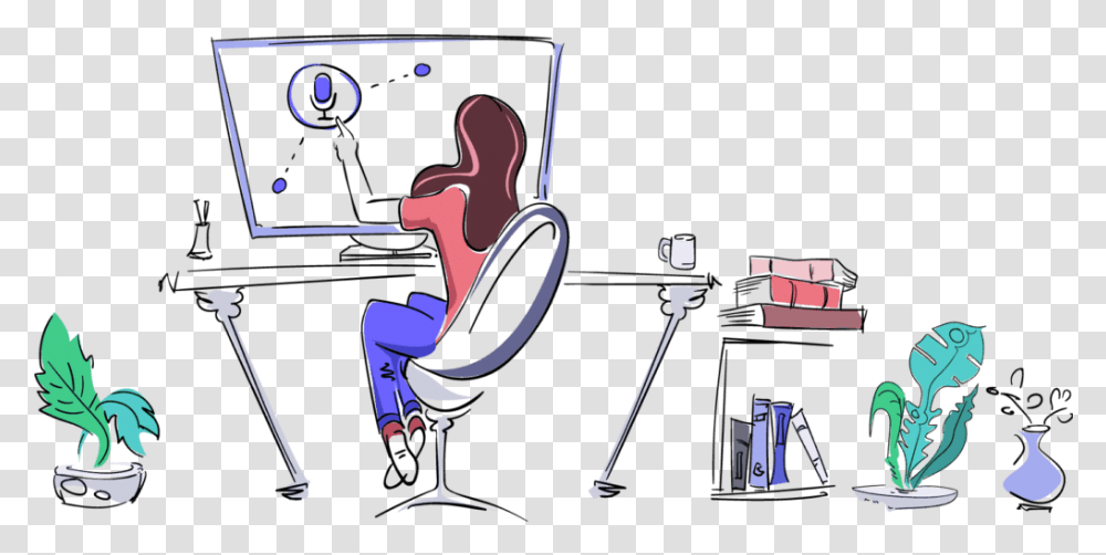 How To Start A Podcast Swivel Chair, Sport, Sports, Female, Sitting Transparent Png