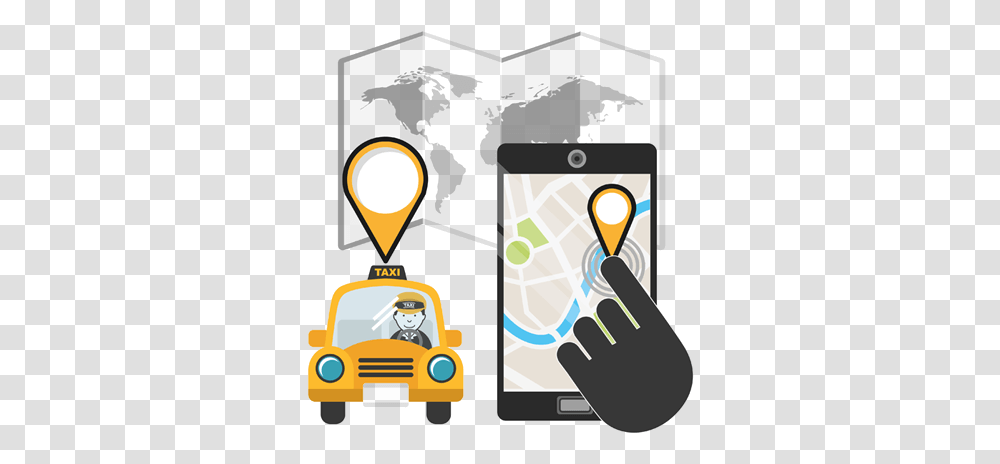 How To Start A Ride Share Company Taxis Require Permits And Taxi App In Dubai, Transportation, Vehicle, Text, Car Transparent Png