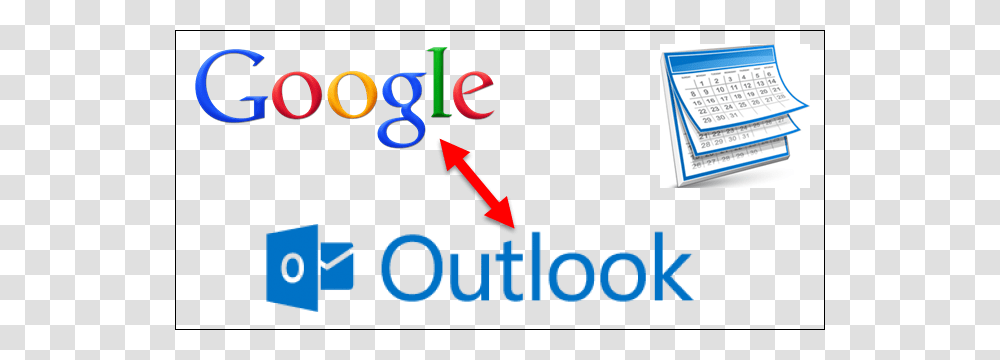 How To Sync Your Google Calendar With Outlook, Number, Alphabet Transparent Png