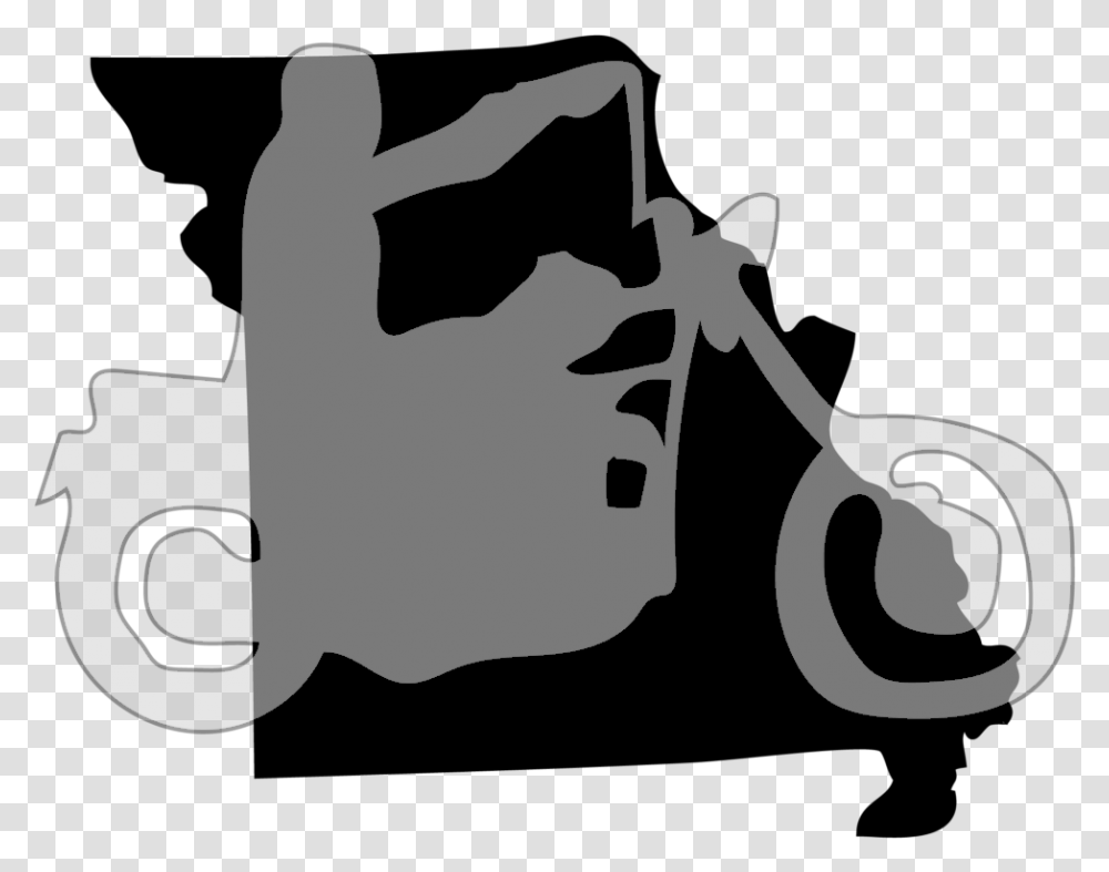 How To Title And Register A Motorcycle In Missouri Illustration, Hand, Stencil, Transportation Transparent Png