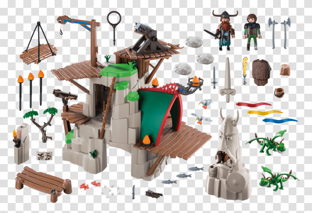 How To Train Your Dragon 9243 Playmobil, Toy, Person, Urban, Landscape Transparent Png