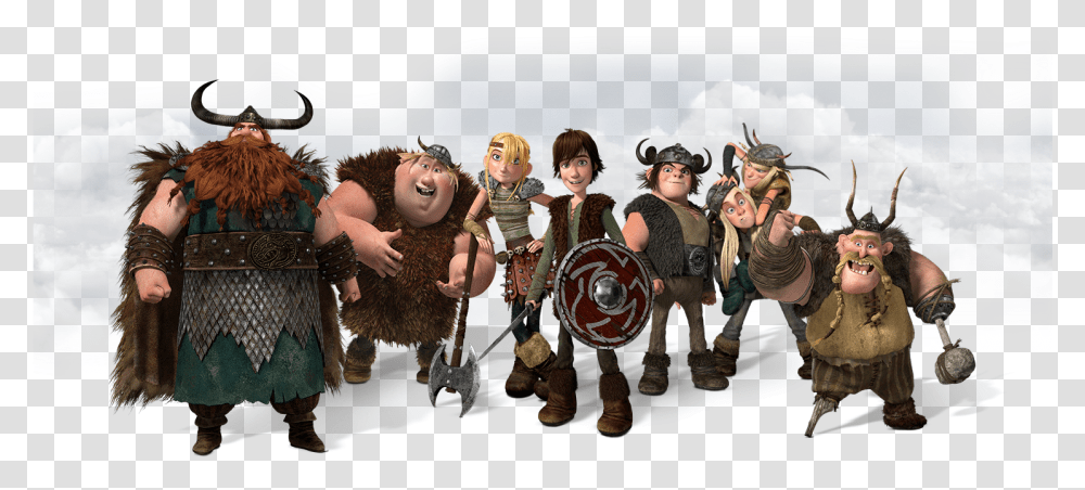 How To Train Your Dragon Image Background Characters In How To Train Your Dragon, Figurine, Doll, Toy, Person Transparent Png