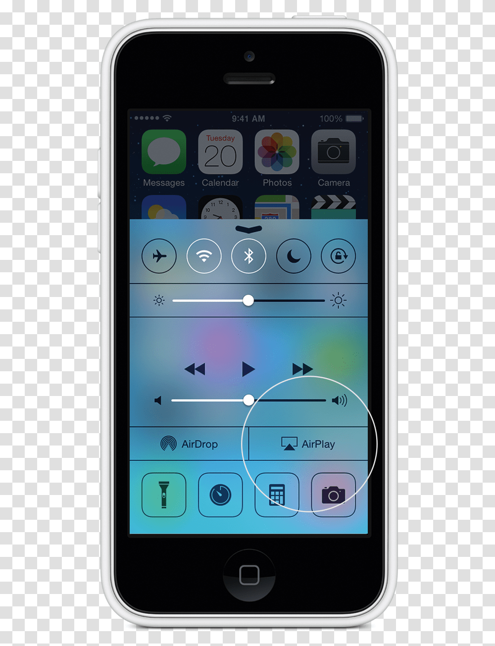How To Use Airplay Mirroring White Screen Or Black Screen Iphone 7, Mobile Phone, Electronics, Cell Phone, Clock Tower Transparent Png