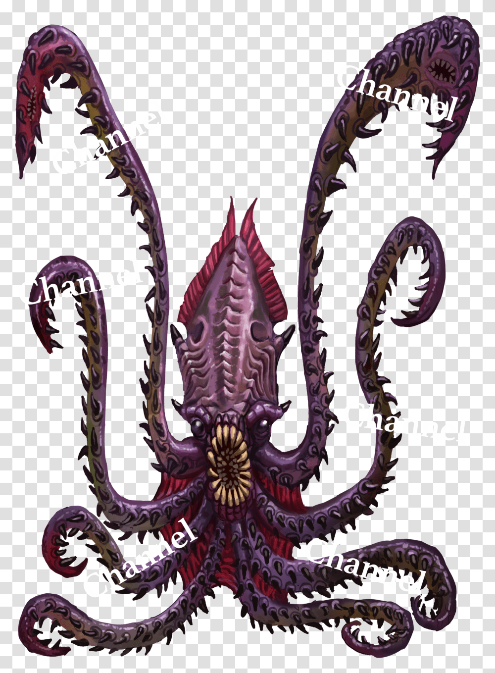 How To Use Discord Run Your Dungeon - Pt 2 In Common Octopus, Pattern, Squid, Seafood, Sea Life Transparent Png
