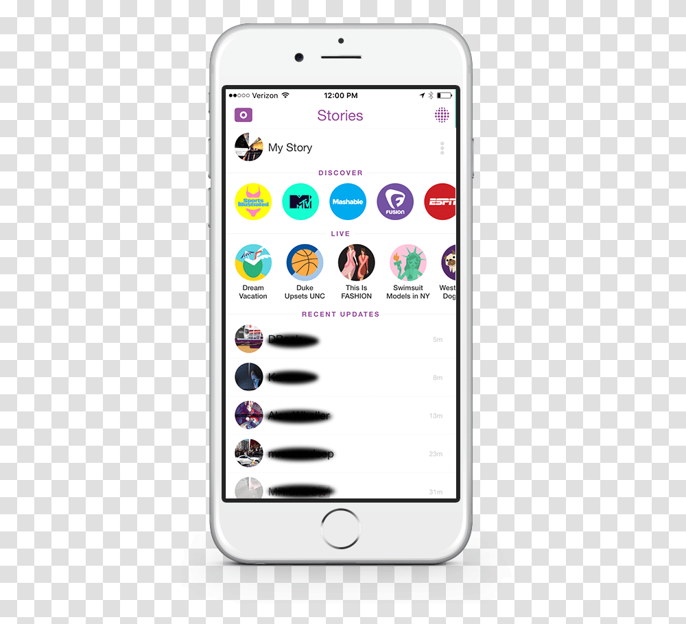How To Use Snapchat Main Screen Smartphone, Mobile Phone, Electronics, Cell Phone, Iphone Transparent Png